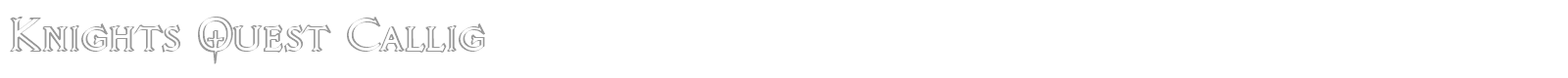 Knights Quest font preview